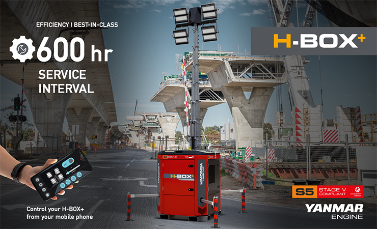 HBOX+, la nueva torre de iluminación HIMOINSA | Eficiencia, conectividad y seguridad