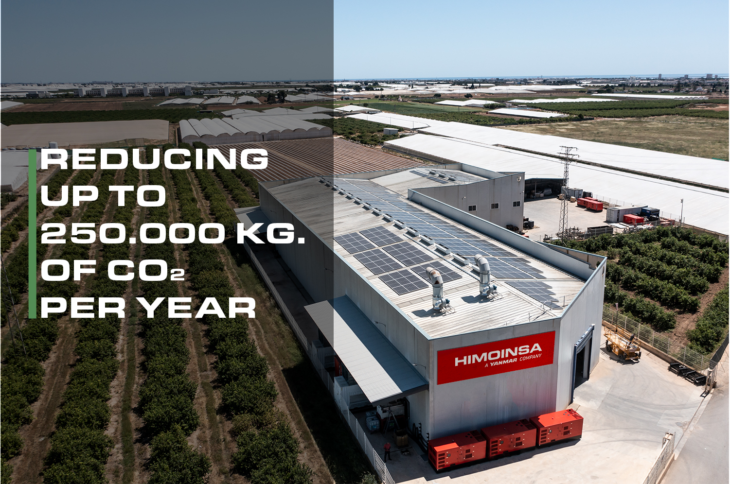 As part of its commitment to energy efficiency in its production processes, HIMOINSA has installed photovoltaic plants in its factories