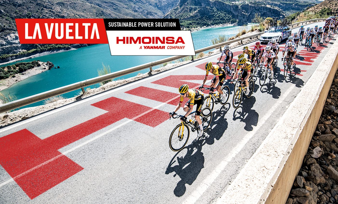 HIMOINSA and La Vuelta join forces to supply sustainable power to Spain's flagship cycling competition