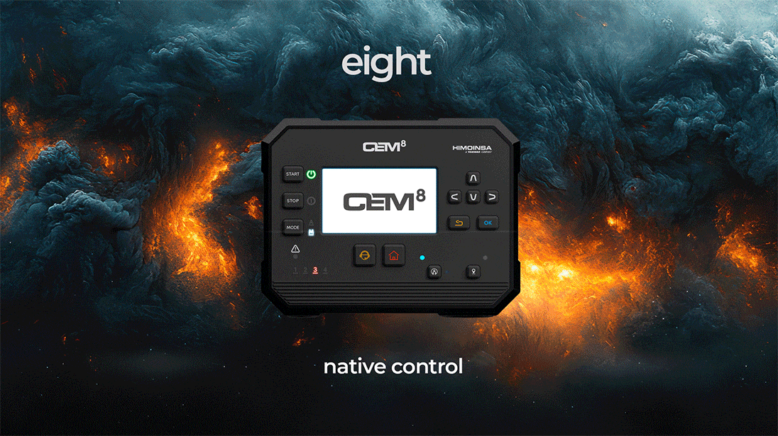 HIMOINSA drives the digital transformation with its new CE8 family of controllers, creating an smart ecosystem of connectivity for generator sets