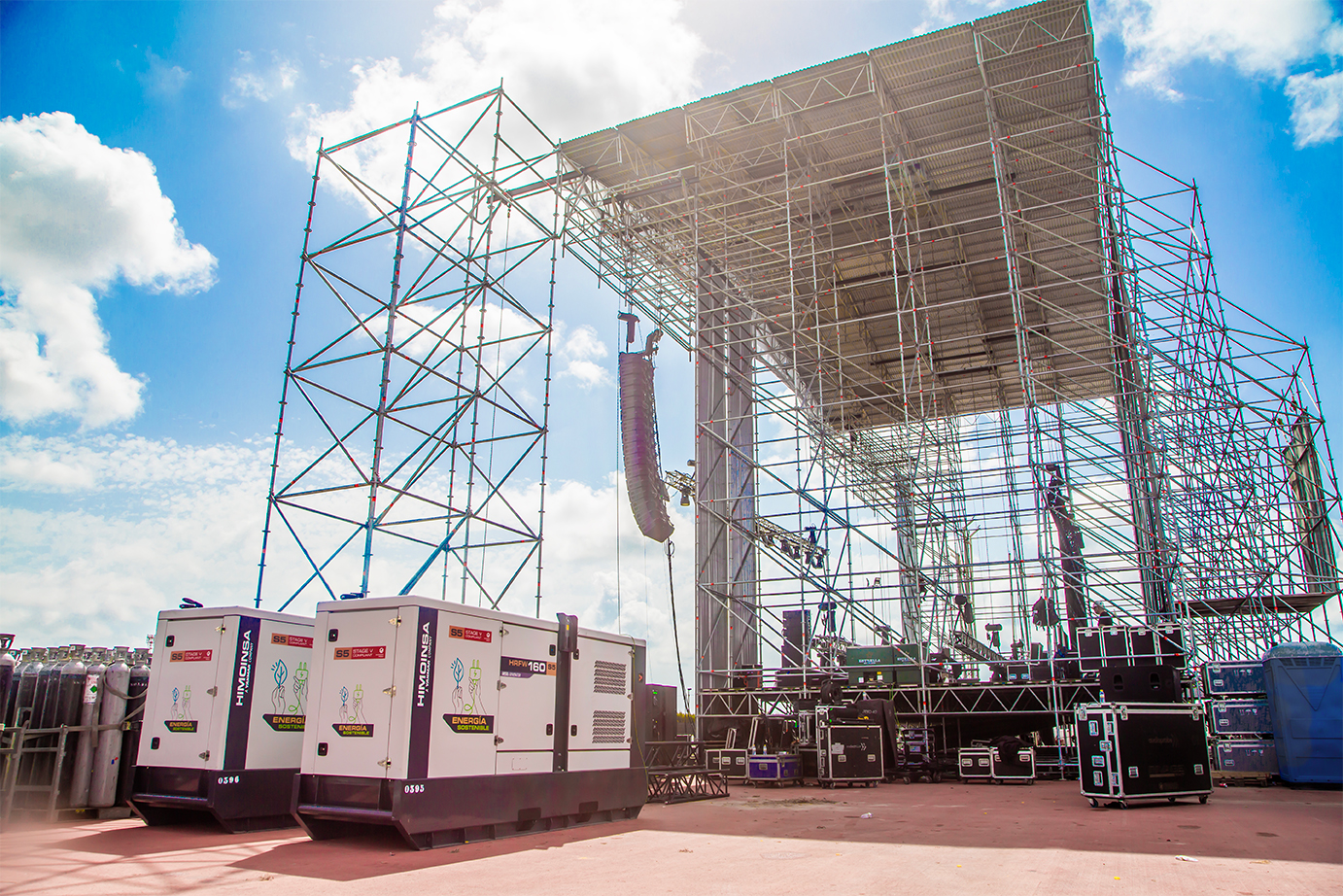 HIMOINSA ha suministrado energía en el Festival sostenible 'Fan Futura Fest'