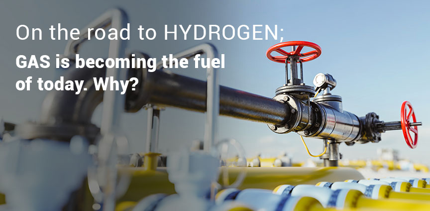 On the road to hydrogen, why is gas establishing itself as today's fuel of choice?